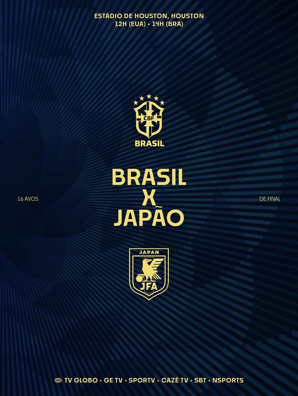 Brasil e Japão se enfrentam hoje no mata-mata; veja jogos da Copa