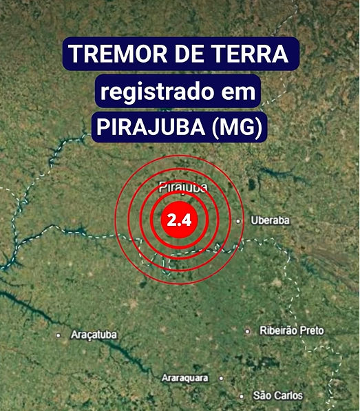 Triângulo Mineiro tem segundo tremor de terra em menos de 48 horas
