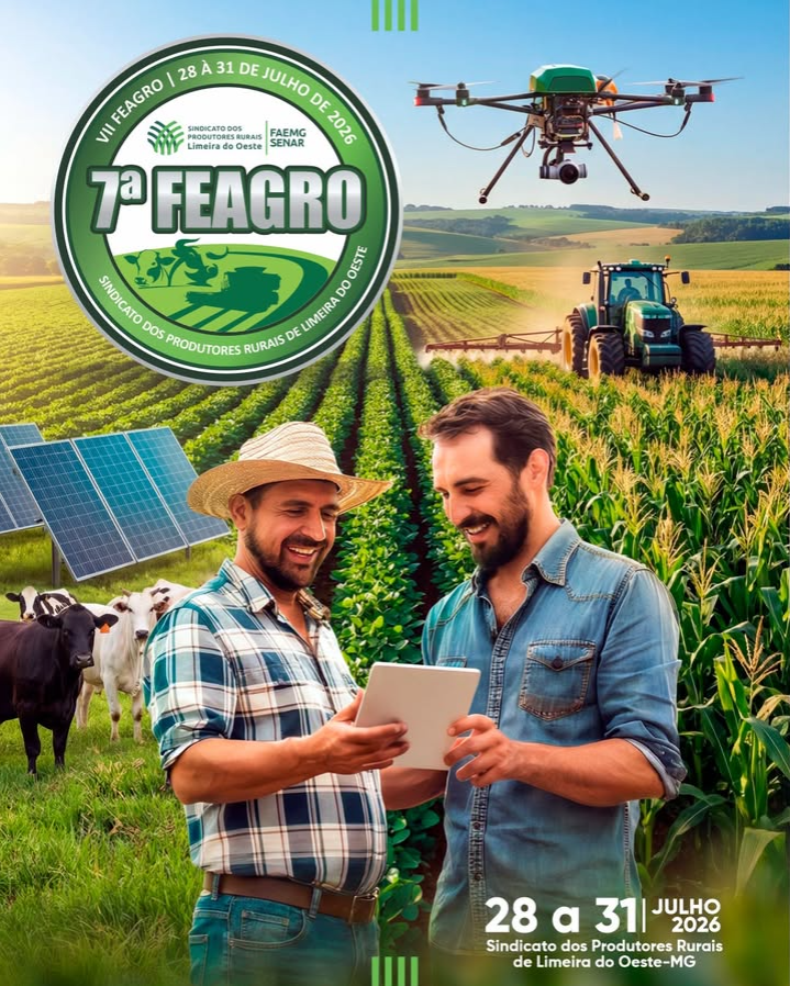 7ª FEAGRO movimenta o Agro do Pontal entre 28 e 31 de julho em Limeira do Oeste