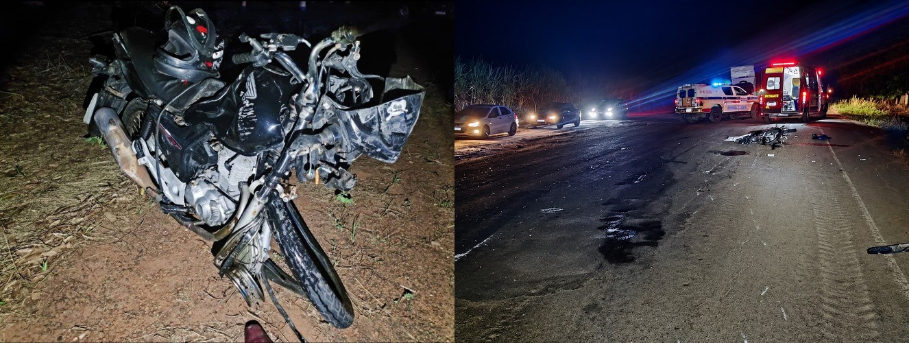 Motociclista morre ao ser atingido por caminhão na MG-426 em Iturama
